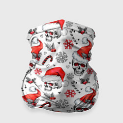 Бандана Новогодние черепа