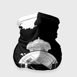 Бандана Реал Мадрид черно белые краски