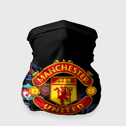 Бандана-труба Манчестер логотипы команд, цвет: 3D-принт