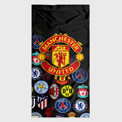 Бандана-труба Манчестер логотипы команд, цвет: 3D-принт — фото 2