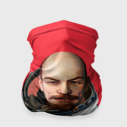 Бандана-труба Ленин космонавт, цвет: 3D-принт