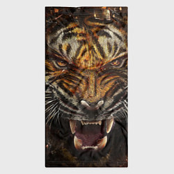 Бандана-труба Злобный тигр, цвет: 3D-принт — фото 2