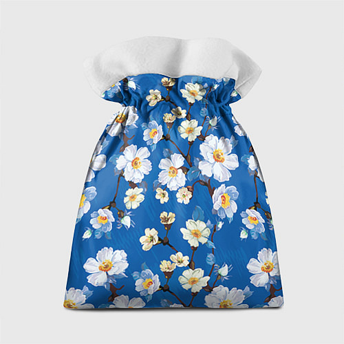 Подарочный мешок Цветы ретро 5 / 3D-принт – фото 2