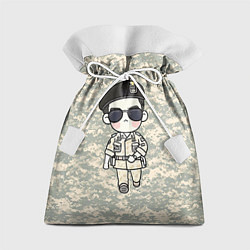 Мешок для подарков Song Joong Ki: Camo, цвет: 3D-принт
