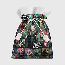 Мешок для подарков Suicide Squad: Rick Flag, цвет: 3D-принт