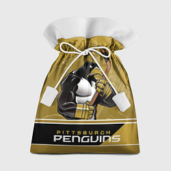 Мешок для подарков Pittsburgh Penguins, цвет: 3D-принт