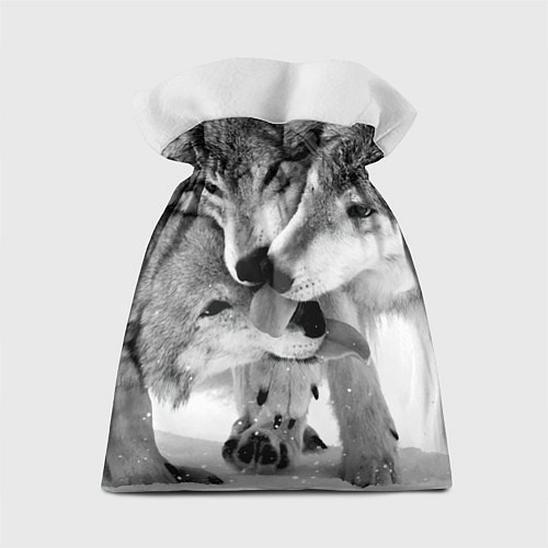 Подарочный мешок Волчья семья / 3D-принт – фото 2