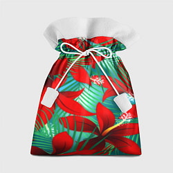 Мешок для подарков Red Flower, цвет: 3D-принт