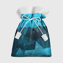 Мешок для подарков PolyBlue Star, цвет: 3D-принт