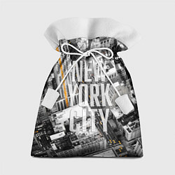 Мешок для подарков New York City, цвет: 3D-принт