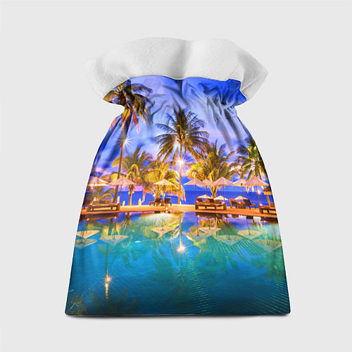 Подарочный мешок Таиланд - тропический оазис / 3D-принт – фото 2