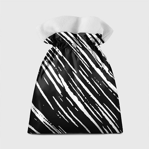 Подарочный мешок Black&White stroke / 3D-принт – фото 2