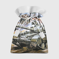 Мешок для подарков Танковый бой, цвет: 3D-принт