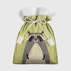 Мешок для подарков Дедушка енот, цвет: 3D-принт