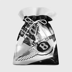 Мешок для подарков Bentley motors ltd, цвет: 3D-принт