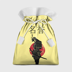 Мешок для подарков Японский самурай (честь), цвет: 3D-принт