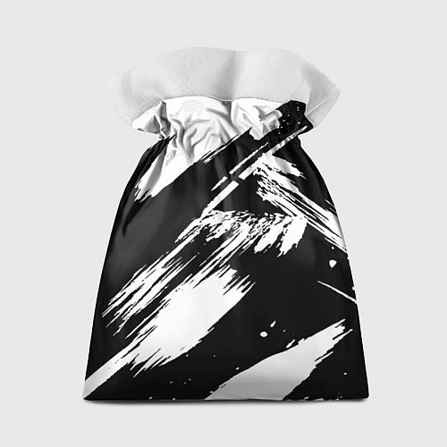 Подарочный мешок Чёрно-белый / 3D-принт – фото 2