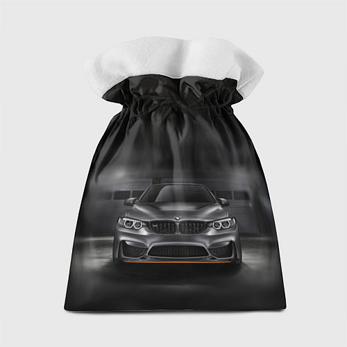 Подарочный мешок BMW серебро / 3D-принт – фото 2