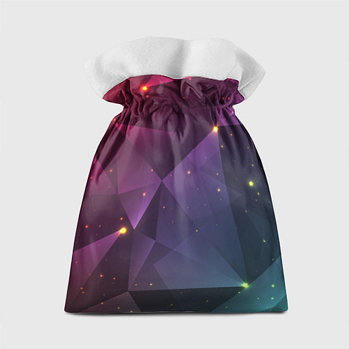 Подарочный мешок Colorful triangles / 3D-принт – фото 2