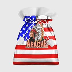 Мешок для подарков Apache, цвет: 3D-принт