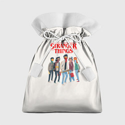 Мешок для подарков Stranger Things Friends, цвет: 3D-принт