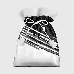 Мешок для подарков FC Juventus: B&W Line, цвет: 3D-принт