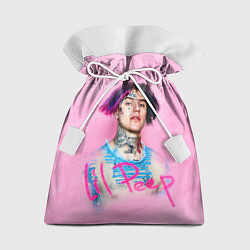 Мешок для подарков Lil Peep: Pink Style, цвет: 3D-принт