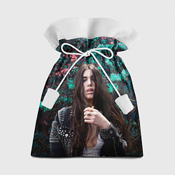 Мешок для подарков Dua Lipa: Floral, цвет: 3D-принт