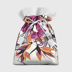 Мешок для подарков Fashion Flowers, цвет: 3D-принт