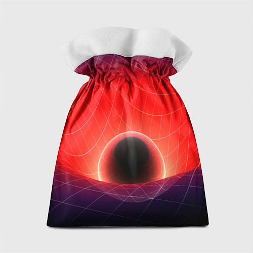 Подарочный мешок Неоновая сфера / 3D-принт – фото 2