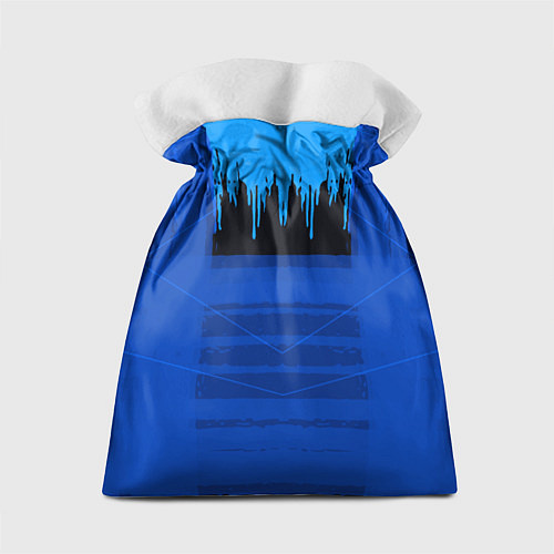 Подарочный мешок FC Juventus: Blue Abstract / 3D-принт – фото 2