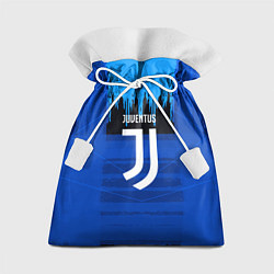 Мешок для подарков FC Juventus: Blue Abstract, цвет: 3D-принт