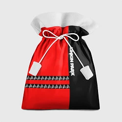 Мешок для подарков Linkin Park: Red & Black, цвет: 3D-принт