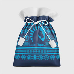 Мешок для подарков Team Liquid: Blue Pattern, цвет: 3D-принт