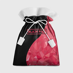 Мешок для подарков Black Pink: Pink Polygons, цвет: 3D-принт