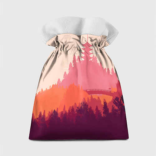 Подарочный мешок Firewatch City / 3D-принт – фото 2