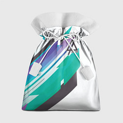 Мешок для подарков Linkin Park: Green Geometry, цвет: 3D-принт