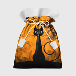 Мешок для подарков Halloween Cat, цвет: 3D-принт