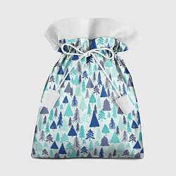 Мешок для подарков Зимний лес, цвет: 3D-принт