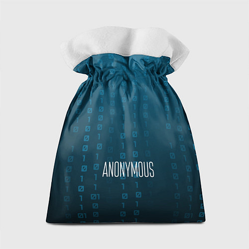Подарочный мешок Anonymous hacker / 3D-принт – фото 2