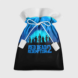 Мешок для подарков RDR 2: Blue Style, цвет: 3D-принт