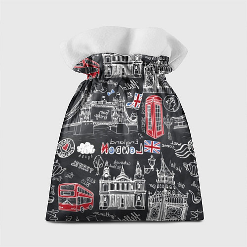 Подарочный мешок Привет Лондон / 3D-принт – фото 2