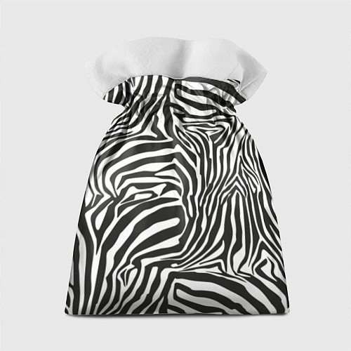 Подарочный мешок Полосы шкура зебры / 3D-принт – фото 2
