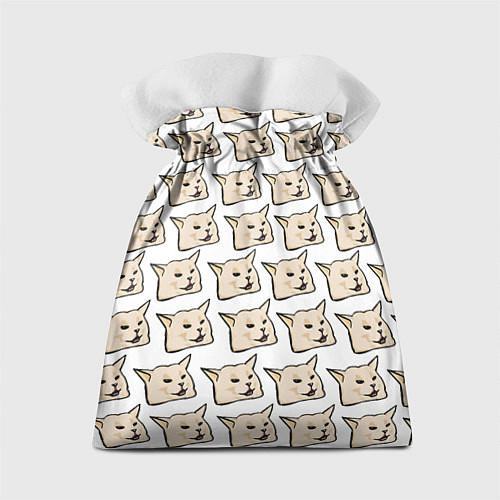 Подарочный мешок Woman yelling at cat / 3D-принт – фото 2