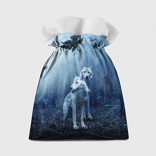 Подарочный мешок Волки в тёмном лесу / 3D-принт – фото 2
