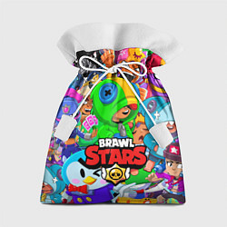 Мешок для подарков BRAWL STARS LEON, цвет: 3D-принт