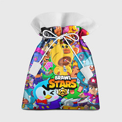 Мешок для подарков BRAWL STARS SALLY LEON, цвет: 3D-принт