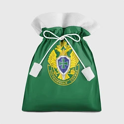 Мешок для подарков Пограничная служба зеленый, цвет: 3D-принт