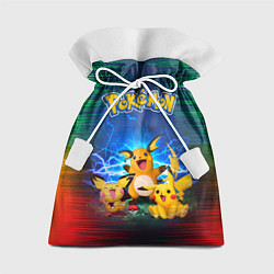 Мешок для подарков Pikachu, цвет: 3D-принт