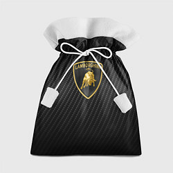 Мешок для подарков Lamborghini logo n carbone, цвет: 3D-принт